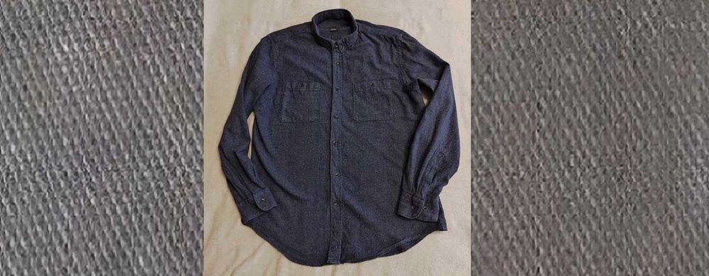 Bawełniana koszula męska z długim rękawem slim fit marki Zara Man rozmiar XL