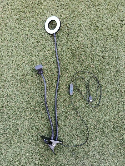 Luz Ring LED com Suporte Flexível | Flexible Ring Light Phone Stand