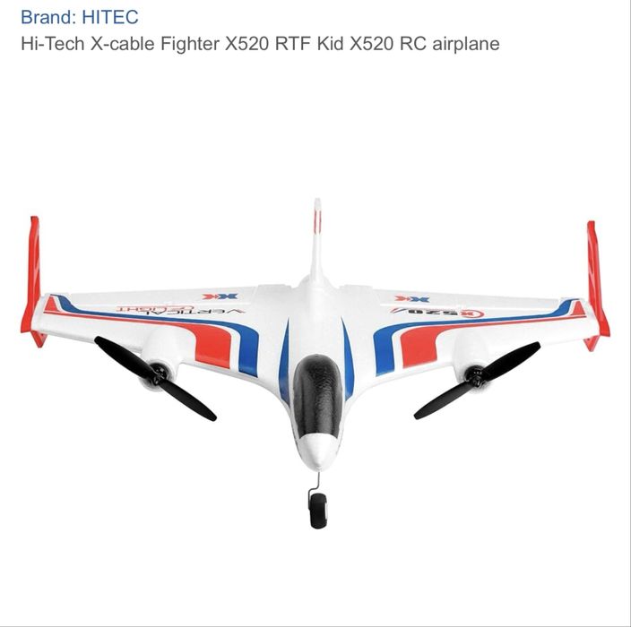 fighter x520, aviao telecomandado x520 nunca usado