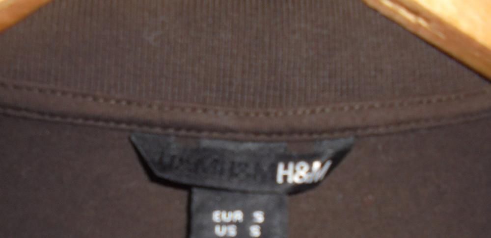 Koszulka bluzka H&M z kołnierzykiem roz. S