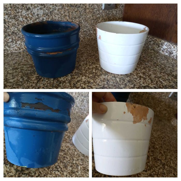 Vários vasos com diferentes modelos e tamanhos