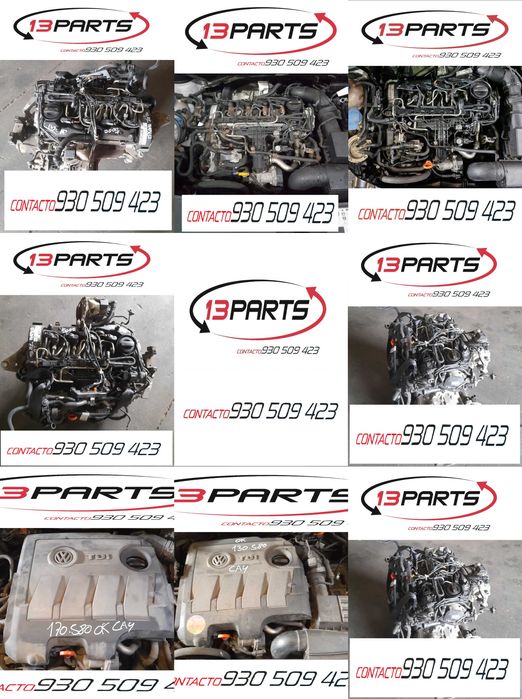 Diversos Motores VW Seat Audi Skoda VAG 1.6 TDi CAYA CAYB CAYC CAYD