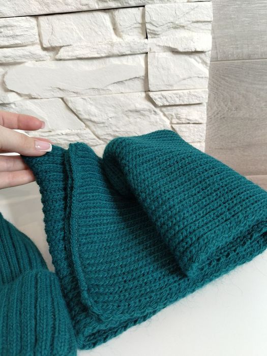 Набір шапка та шарф 9-10 років 54-56р