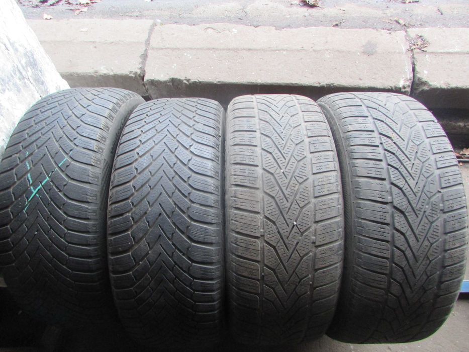 215/55/16 дві пари зимових шин Semperit speed-grip i Contenental