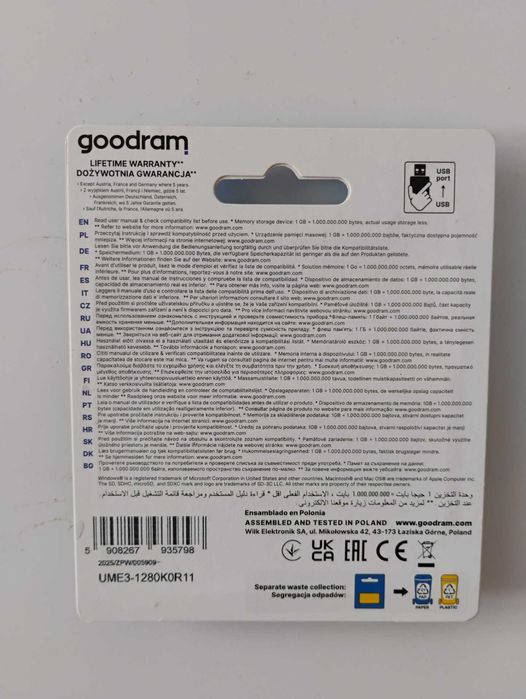 GOODRAM pendrive UME3 128GB USB3.2