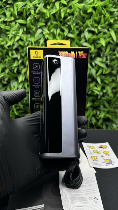 Потужний павербанк Baseus Ener Geek GP12 20800mAh 145W з гарантією