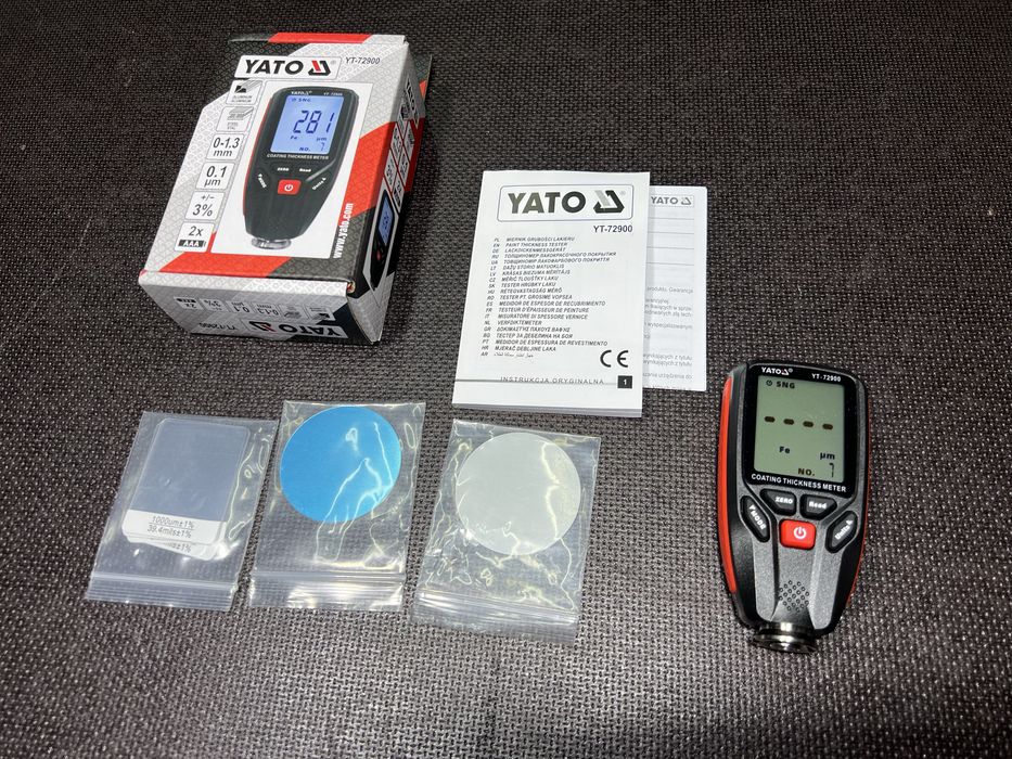 Цифровой толщиномер краски и лака YATO