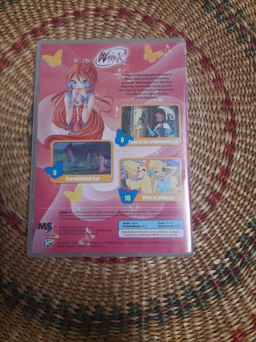 DVD z bajką Winx w pulapce