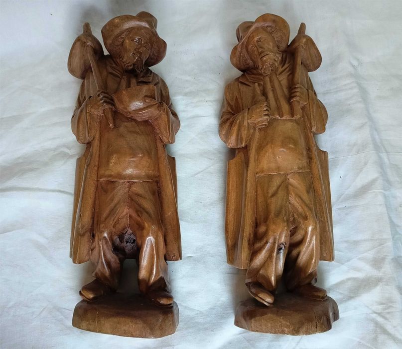 Figuras Mendigo Madeira