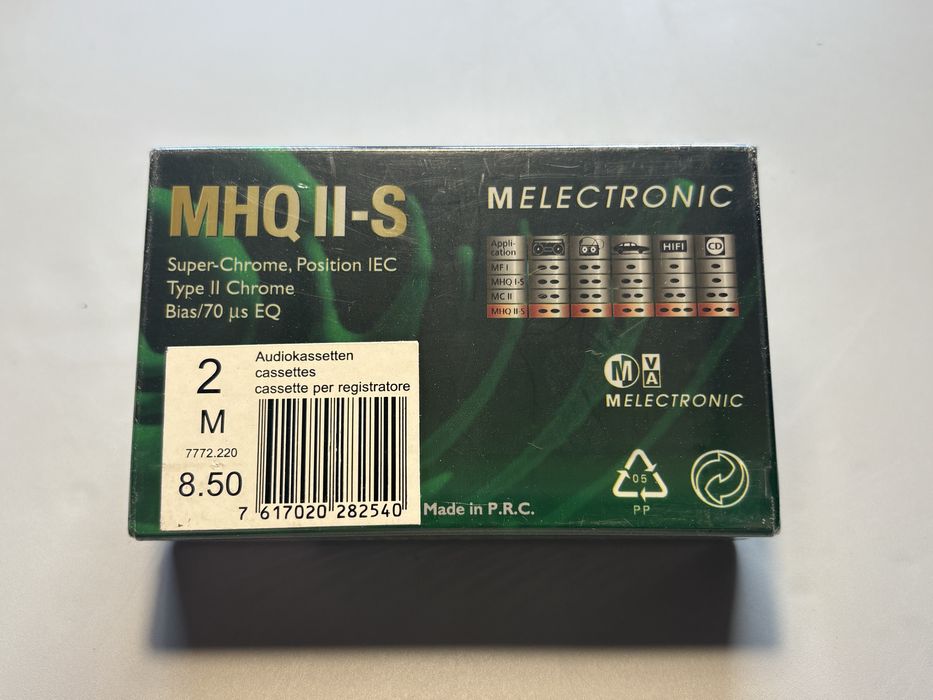 Продаются аудикассеты M ELECTRONIC  MHQ II S