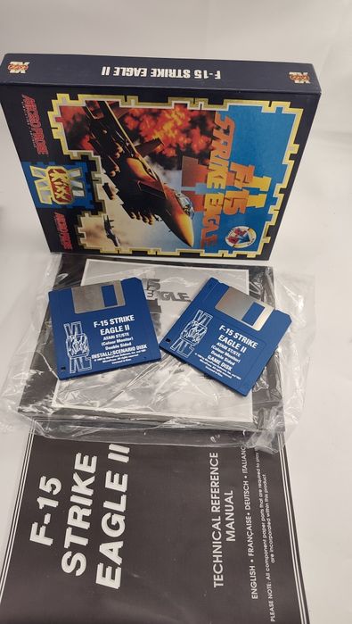 Gra F- 15 Strike Eagle || Atari ST Big Box