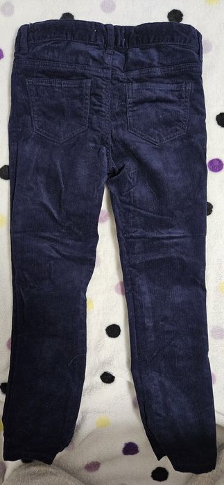 Nowe granatowe sztruksy h&m r.110