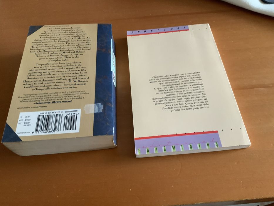 Alexis de Tocqueville - 2 livros