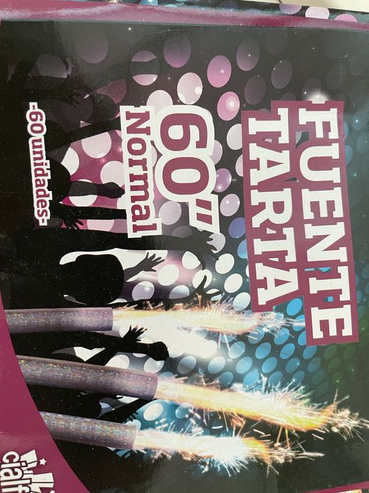 Fontes de Tarte / Sparkles 60’’ — Caixa 60 Unidades