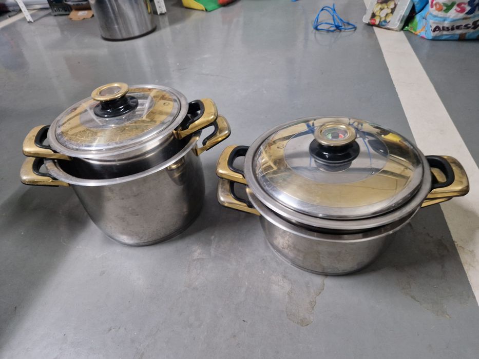 Trem de cozinha 4 panelas e tachos top