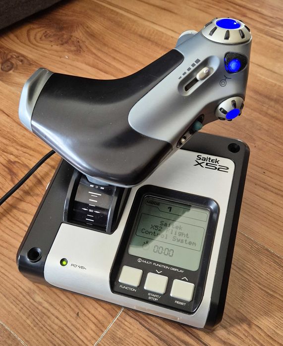 Kontroler Joystick Logitech Saitek X52 Flight Control System symulator lotu
