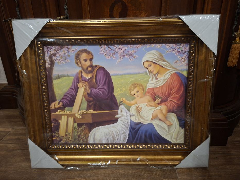 Piękny duży obraz świętej rodziny