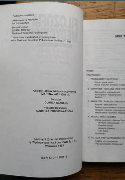 Filozofia medycyny (1993).