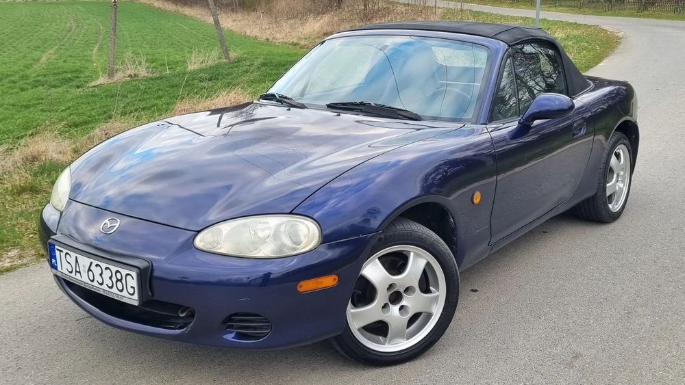 Mazda MX-5 NBFL Silverblues Skóra