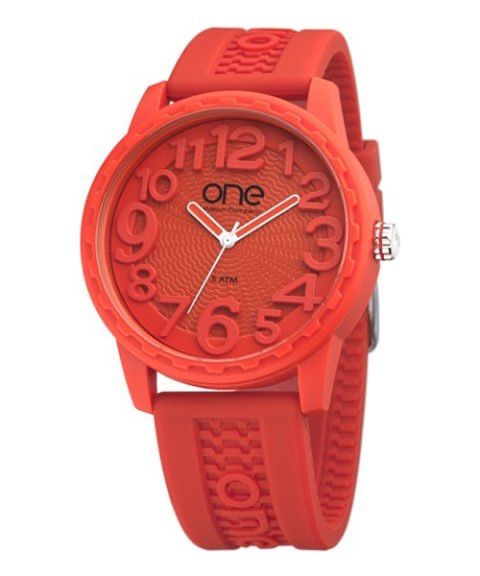 Relógio vermelho unisexo - One Colors