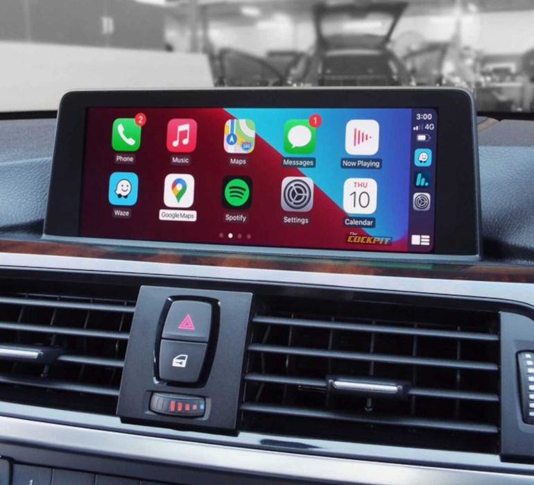 BMW Apple Carplay Fullscreen Mapy 3 Series F30/ F31