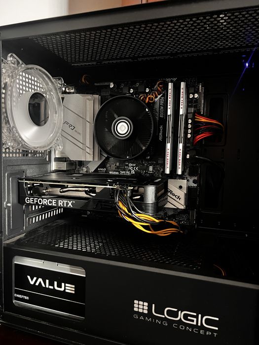 Игровой ПК RTX 4060 / Ryzen 5 5500 / 16GB / SSD 1TB / Windows 11