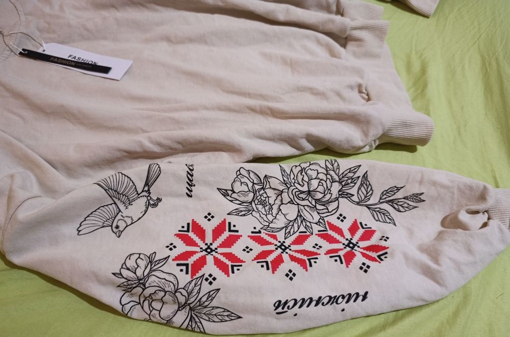 Кофта світшот з принтом