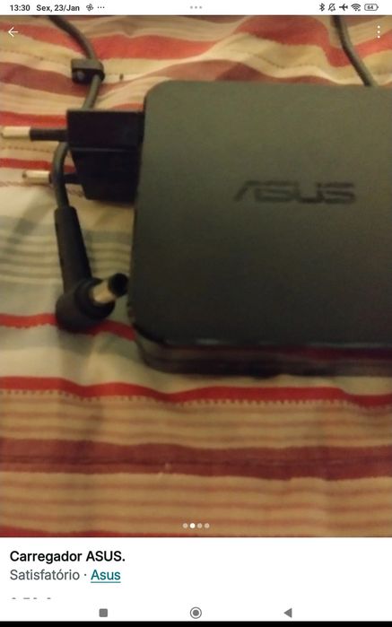 Carregador em bom estado