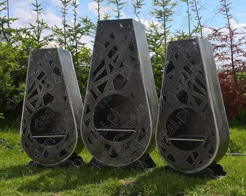 Palenisko corten grill kominek ogrodowy