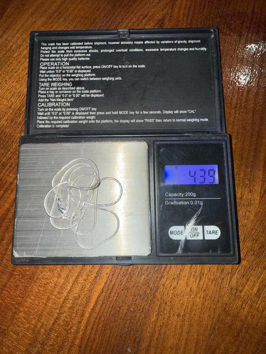 Срібний ланцюжок, серебряная цепочка. В асортименті