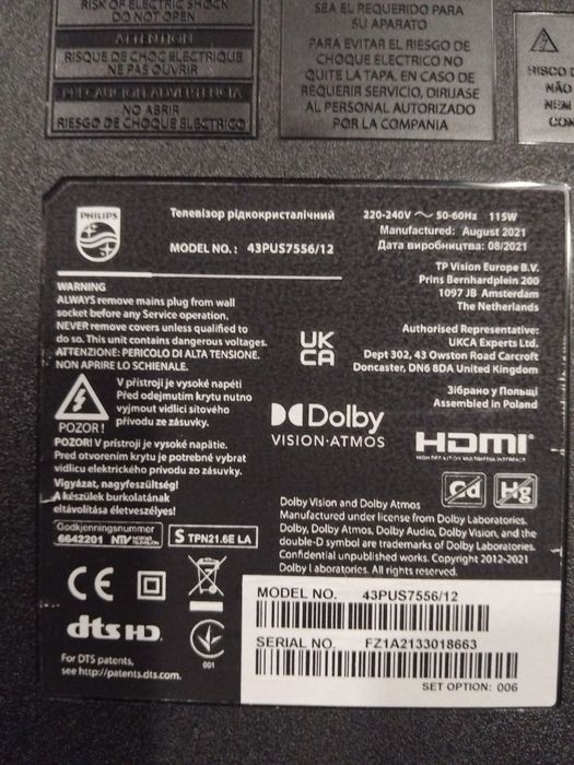 Philips 43PUS7556/12