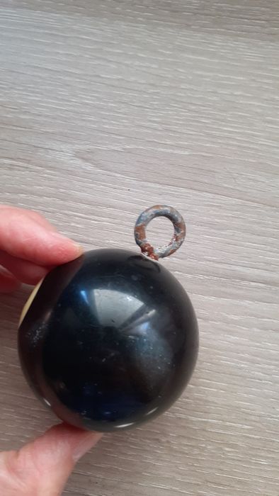 Bola preta bilhar para pendurar  snooker decoração