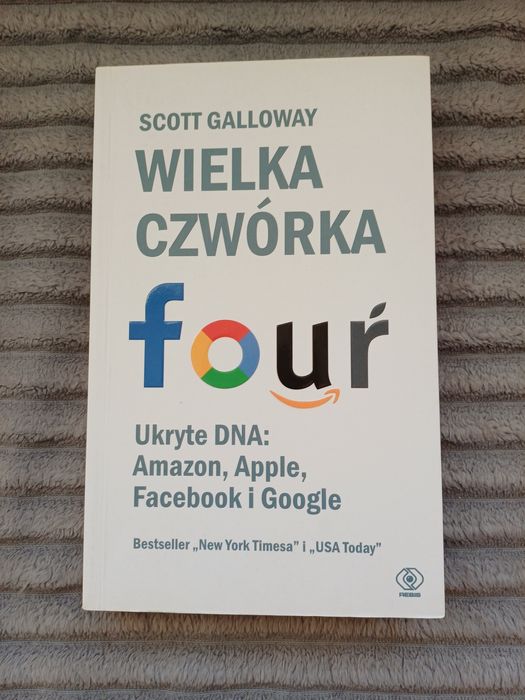 Książka Wielka czwórka four Scott Galloway stan bardzo dobry