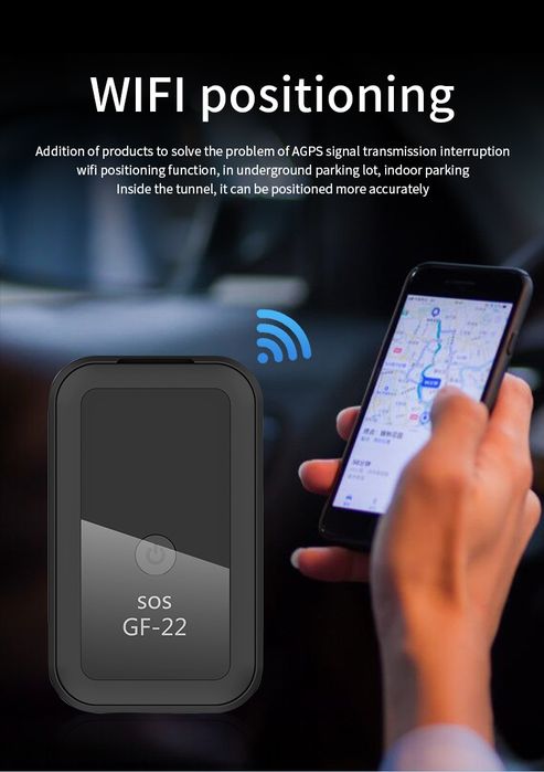 Mini rastreador Localizador em tempo real Multifuncional Gf-22 novo