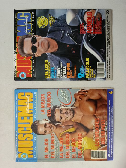 6 Revistas  MUSCLE MAG  ( musculação )