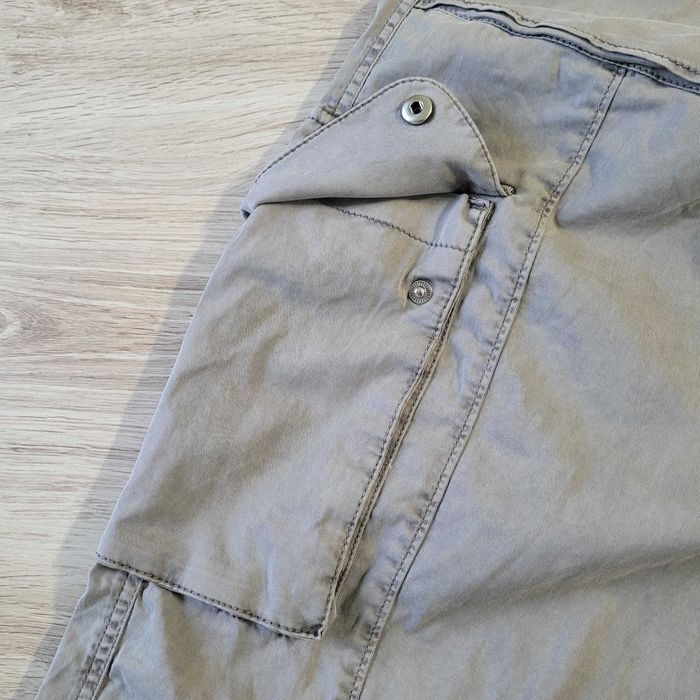 Нові Abercrombie & Fitch розмір S чоловічі штани карго баггі широкі з боковими кишенями сірі Baggy fit Cargo