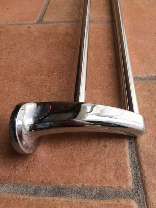 Toalheiros de casa de banho cromado brilhante