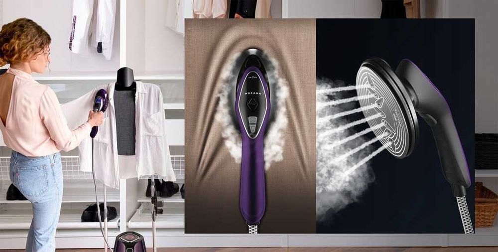 ROZKŁADANA Parownica do ubrań steamer parowy żelazko do ubrań 2500W