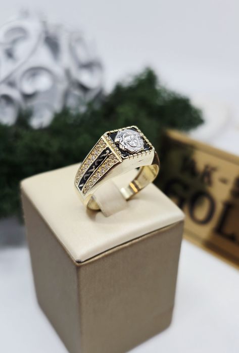 Złoty sygnet męski próba 585 14k