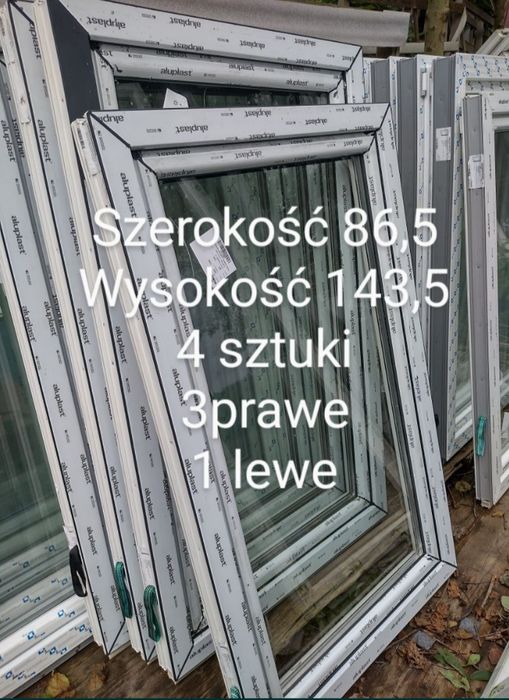 Okno nowe 107x130 Dwustronny antracyt %