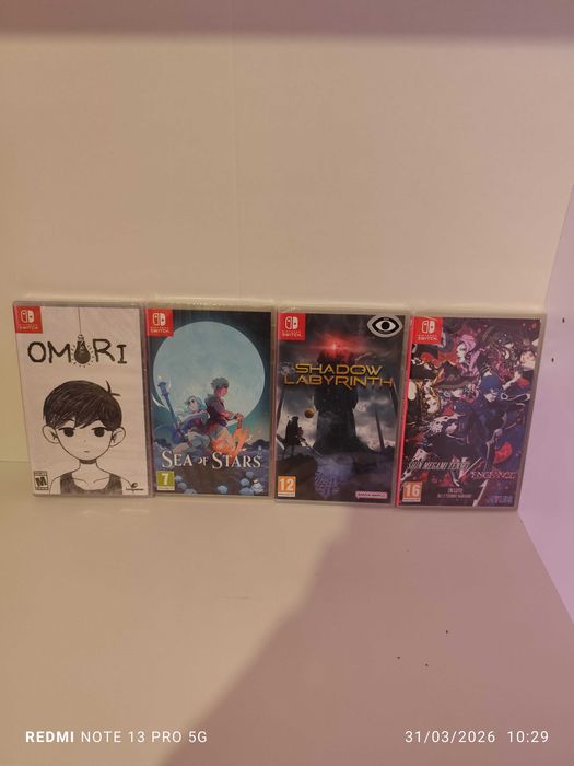 Jogos Nintendo Switch (Omori, Celeste, Undertale, Hogwarts Legacy, LRG, entre outros) preços individuais na descrição