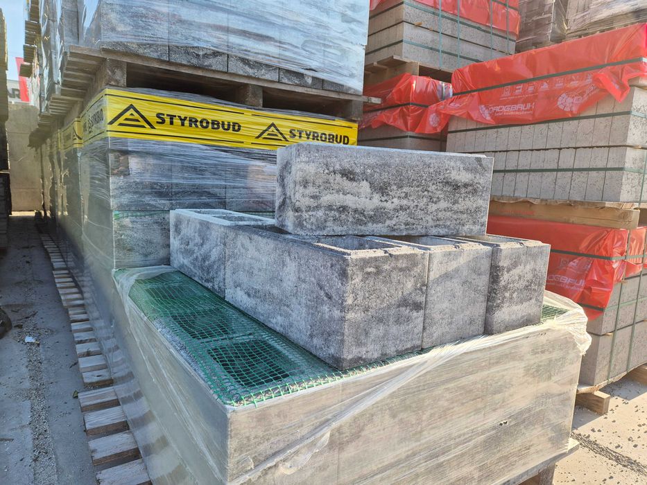 Pustaki ogrodzeniowe 50 x 20 x 20cm Styrobud dostawa ŻMIGRÓD