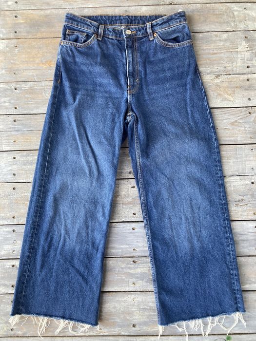 Jeansy kuloty XS wysoki stan damskie #monki36 #wysokistan #jorts