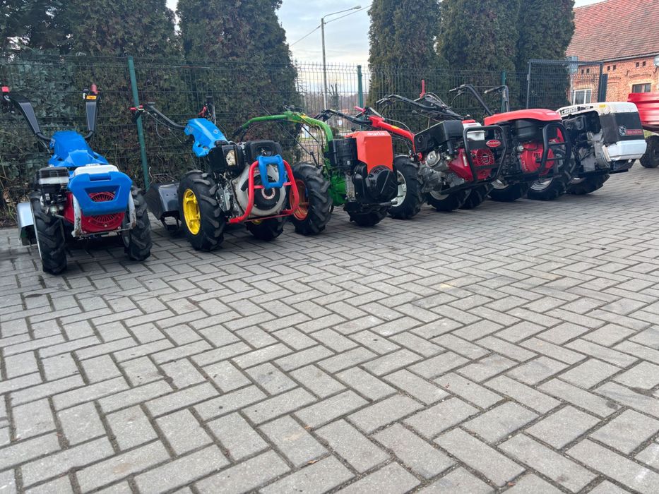 Traktorek dzik Glebogryzarka kosiarka Bcs Grillo Valpadana Ferrari  plug
