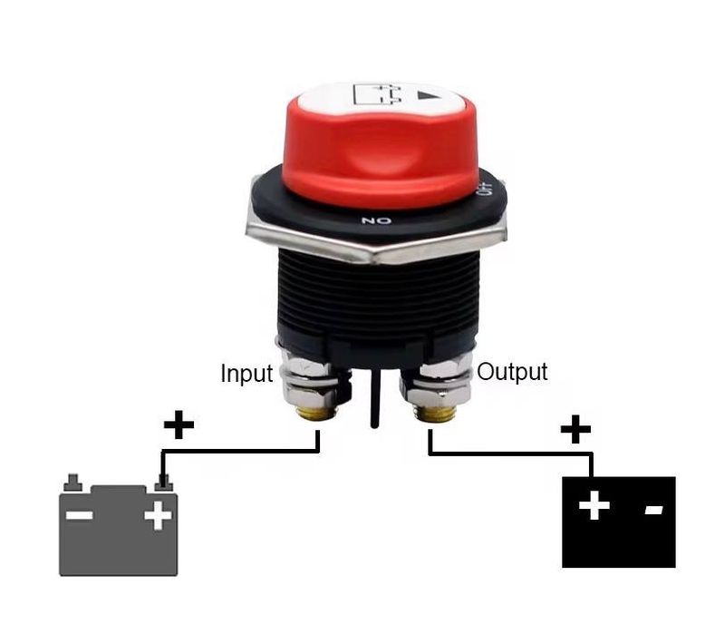 Врезной выключатель массы для авто 300A
