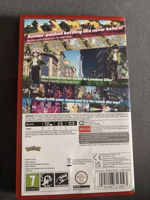 Pokemon Legends Z-A Switch 2 Edition