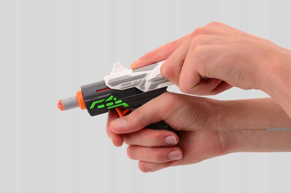 MAŁY Pistolet zabawkowy na STRZAŁKI piankowe dla dzieci 31054 TACK PRO