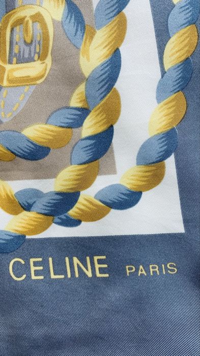 CELINE PARIS chusta jedwabna