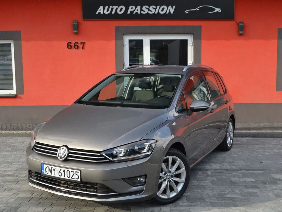 Volkswagen Golf Sportsvan 1.4 TSI Benzyna 125KM, DSG, 2xPDC, Hak, Nawigacja