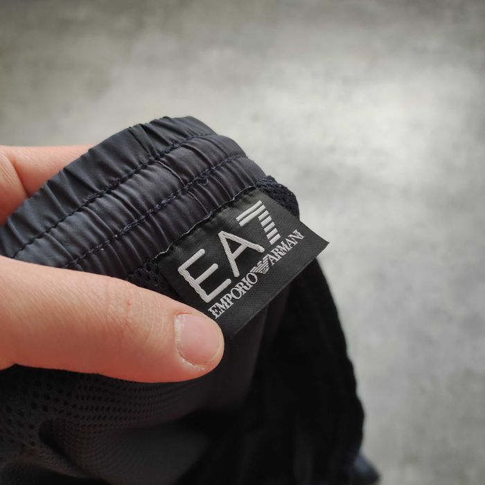 MĘSKIE Dresy Sportowe PREMIUM Szare Trening Emporio Armani EA7 Tech